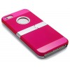 Coque iPhone 5 et 5S Electroplate Fushia