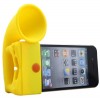 Ampli sonore iPhone silicone jaune