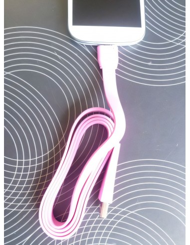 Câble Micro USB extra fin Samsung - Blackberry - HTC et autres