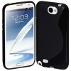 Coque Galaxy Note 2 Silicone S Line Noir