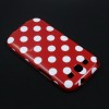 Coque Galaxy S3 Points Bordeau