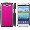 Coque Galaxy S3 Style Acier brossé Fushia