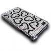 Coque Iphone 4 et 4S Fantaisie Strass et Cœurs