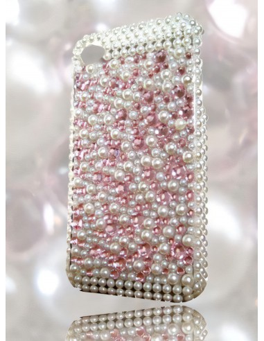 Coque Iphone 4 et 4S Fantaisie Strass Perles