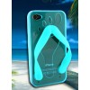 Coque iPhone 4 et 4S Fantaisie Tong Bleu