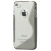 Coque iPhone 4 et 4S Silicone S-Line Gris