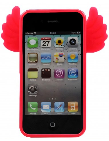 Coque Iphone 4 Ailes Phospho