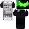 Coque iPhone 4 Ailes Phospho Noir