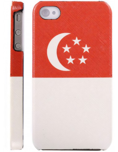 Coque Iphone 4 Drapeau Singapoure
