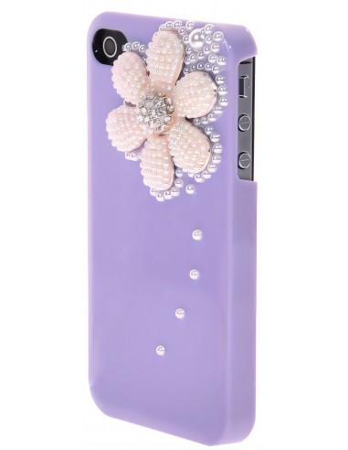 Coque Iphone 4 Fleur Luxe