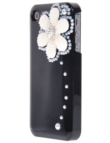 Coque Iphone 4 Fleur Luxe