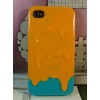 Coque iPhone 4 Ice Cream Orange