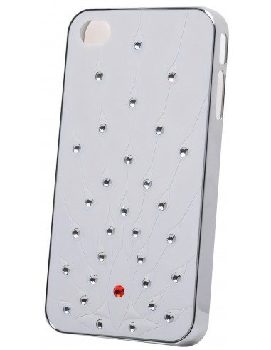 Coque Iphone 4 Luxe Blanc Diamant