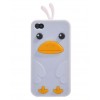 Coque Iphone 4 Silicone Canard Mignon