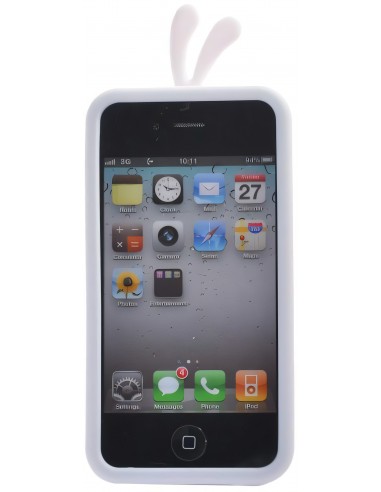 Coque Iphone 4 Silicone Canard Mignon