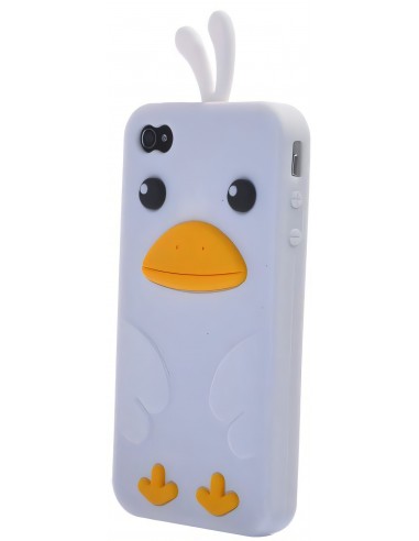 Coque Iphone 4 Silicone Canard Mignon