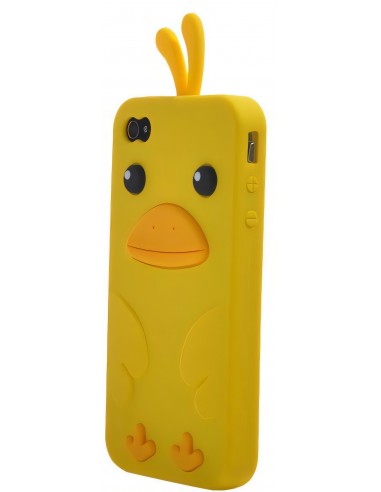 Coque Iphone 4 Silicone Canard Mignon