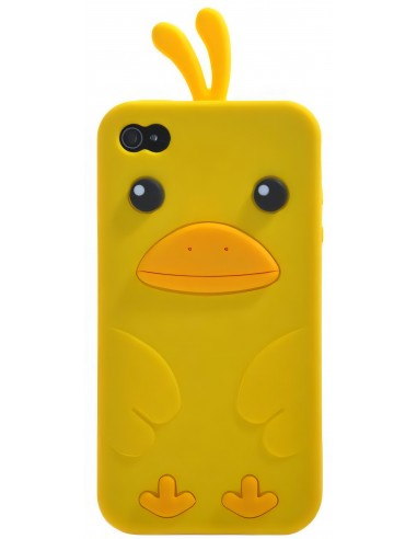 Coque Iphone 4 Silicone Canard Mignon