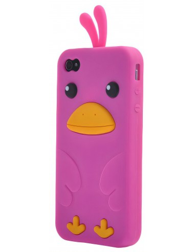 Coque Iphone 4 Silicone Canard Mignon