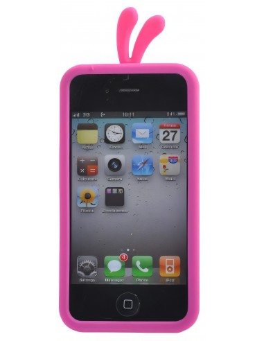 Coque Iphone 4 Silicone Canard Mignon