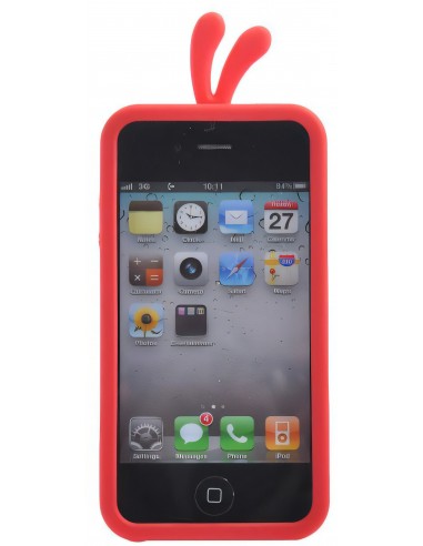 Coque Iphone 4 Silicone Canard Mignon