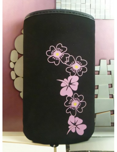 Coque Iphone 4, 4S, 3G, 3GS Forcell Black w/ Flowers