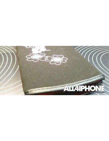 Coque Iphone 4, 4S, 3G, 3GS Forcell Black w/ Flowers