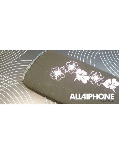 Coque Iphone 4, 4S, 3G, 3GS Forcell Black w/ Flowers