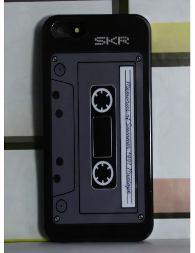 Coque Iphone 5 et 5S Retro Cassette SKR Mixtape