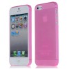 Coque iPhone 5 et 5S Ultra Fin 0,25 mm Rose