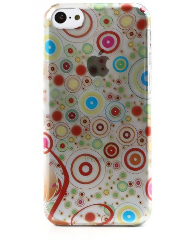 Coque Iphone 5C Silicone Cercles