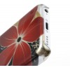 Coque Iphone 5C Silicone Fleurs