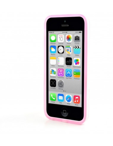 Coque Iphone 5C silicone Hybride
