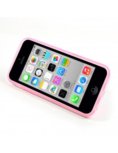 Coque Iphone 5C silicone Hybride