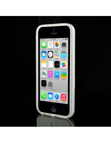 Coque Iphone 5C silicone Hybride Transparent