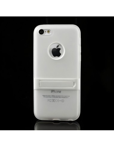 Coque Iphone 5C silicone Hybride Transparent