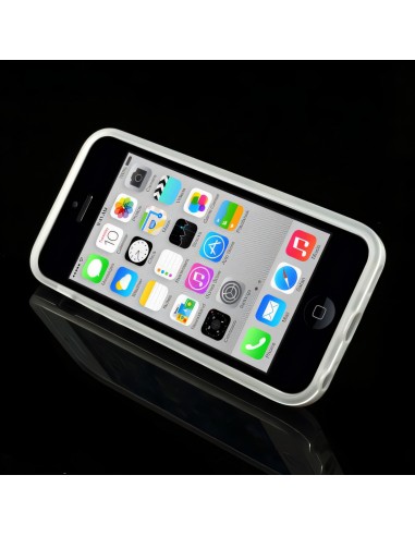 Coque Iphone 5C silicone Hybride Transparent