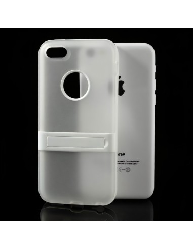 Coque Iphone 5C silicone Hybride Transparent