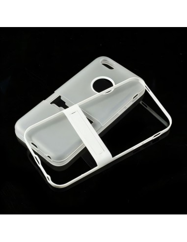 Coque Iphone 5C silicone Hybride Transparent