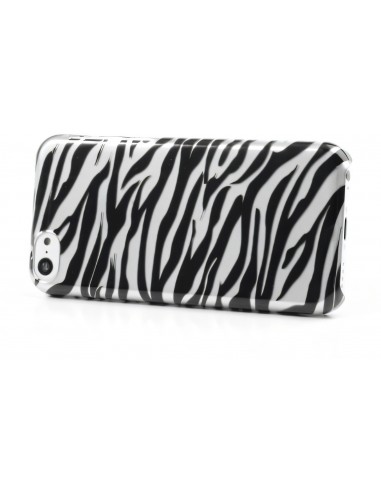 Coque Iphone 5C Silicone Zèbre