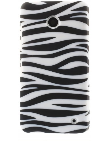 Coque Lumia 635 et 630 silicone PVC Zebre