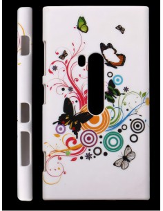 Coque Lumia 920 Papillons Blanc Coque Lumia 920 Papillons Blanc