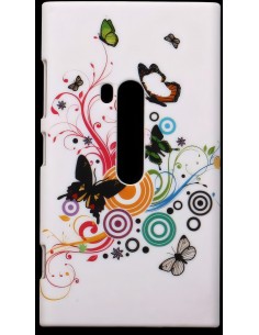 Coque Lumia 920 Papillons Blanc Coque Lumia 920 Papillons Blanc