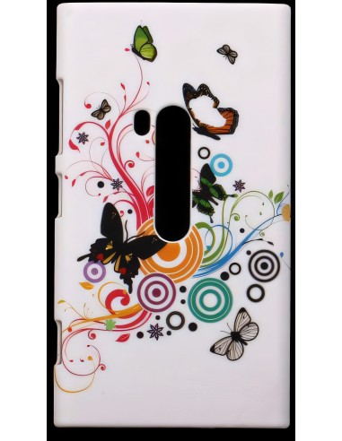 Coque Lumia 920 Papillons Blanc