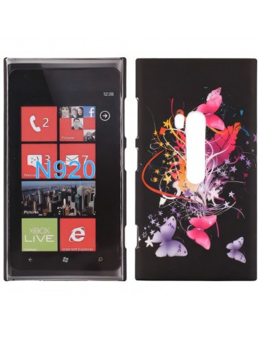 Coque Lumia 920 Papillons Noir