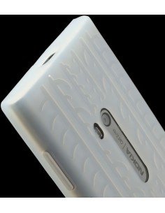 Coque Lumia 920 silicone Pneu Blanc Coque Lumia 920 silicone Pneu Blanc