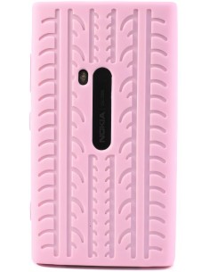 Coque Lumia 920 silicone Pneu Rose Coque Lumia 920 silicone Pneu Rose