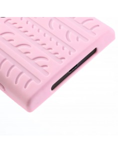 Coque Lumia 920 silicone Pneu Rose Coque Lumia 920 silicone Pneu Rose