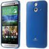 Coque HTC One E8 Silicone Mercury Bleu foncé