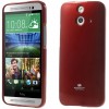 Coque HTC One E8 Silicone Mercury Rouge